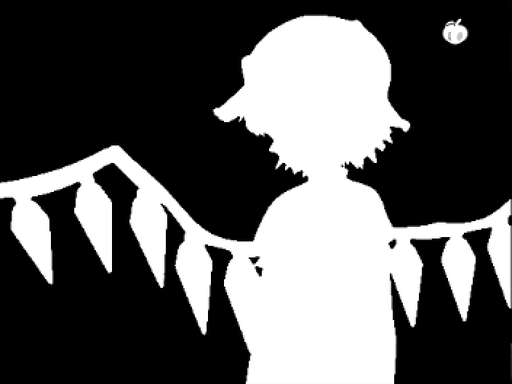 Bad Apple, a bonus game in DELTARUNE Fight Simulator