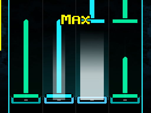 MANIA, a bonus game in DELTARUNE Fight Simulator